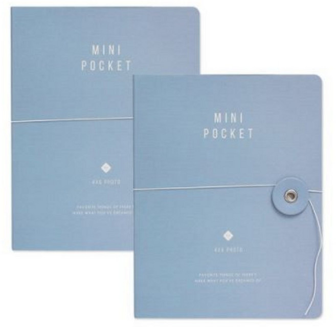 데얼스 4 x 6 포켓 미니앨범 2p, 블루, 20매