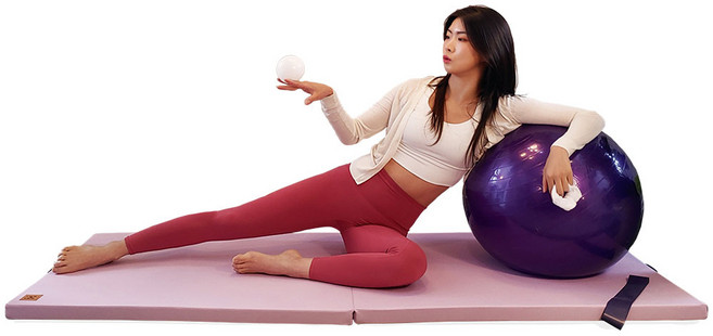 홈베스트 트레이닝 매트 70x180x4cm, 코지_라벤더