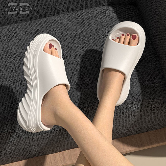 스타일닥터 여성 여름 아웃도어 키높이 EVA 슬리퍼 패션 홈 웨지 슬리퍼