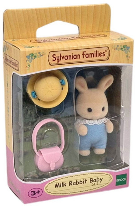 실바니안패밀리 밀크 토끼 아기 어린이 동물 인형 피규어 장난감 선물, 1개