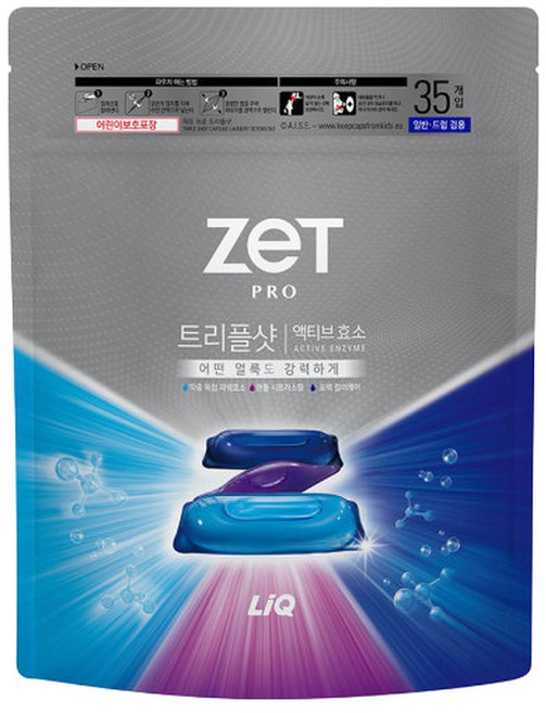 리큐 제트 프로 트리플샷 캡슐세제 35입, 35, 35개