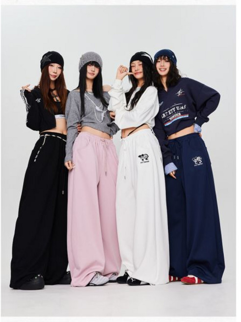 25 FW 아이돌패션 힙합져지 와이드 팬츠