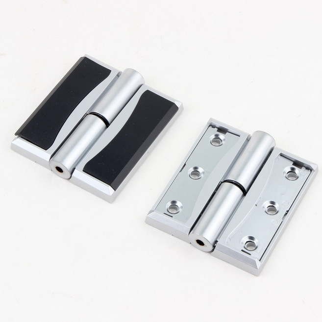 H-112 큐비클 화장실 경첩 좌우겸용 1개2조, 고객직접설치, H-112경첩(블랙)