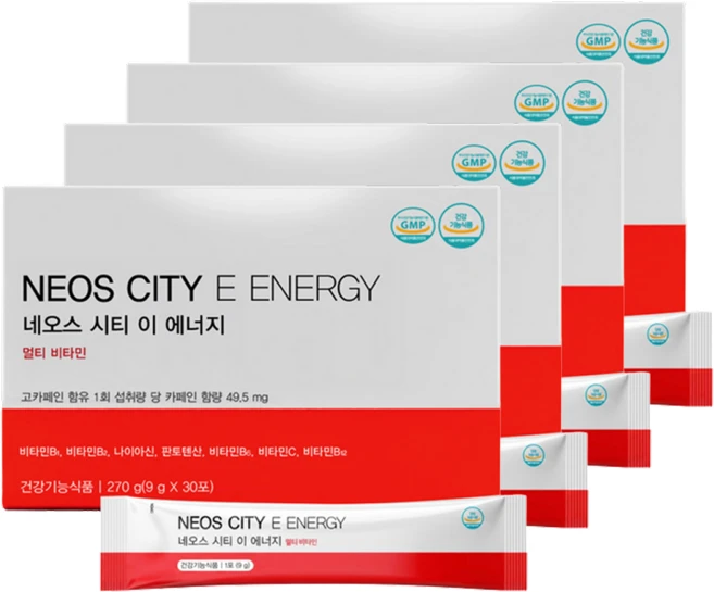 네오스시티 이 에너지 멀티비타민 9GX30포 270g E-ENERGY, 120개, 9g - 쿠팡