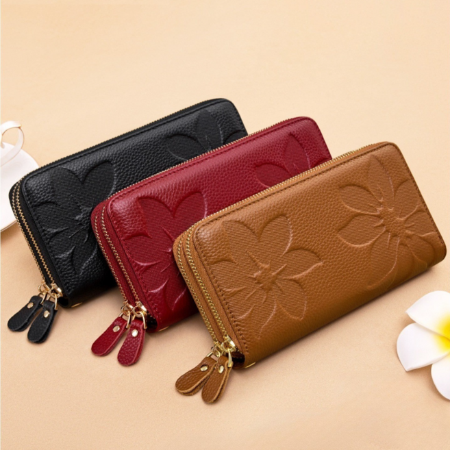 프리미엄 심플 여성 장지갑 클러치백 BYN-9019