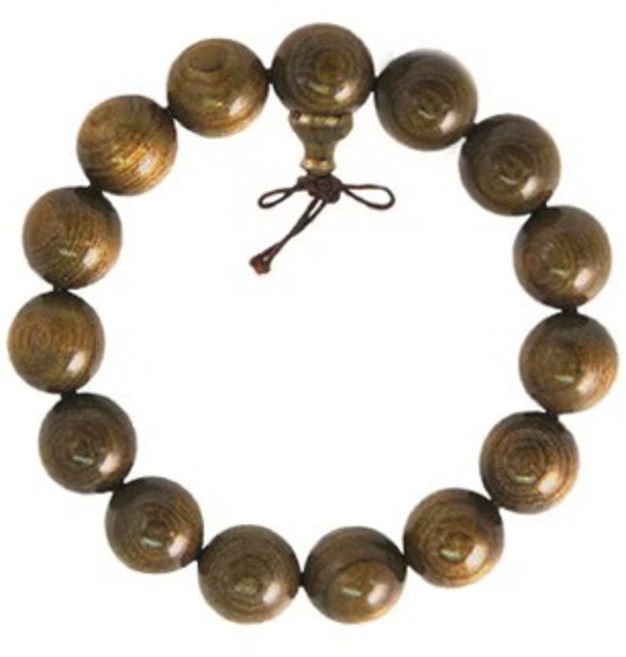 金絲楠木手珠(15mm/20mm), 1個, 15mm, 金絲楠木手珠 15mm
