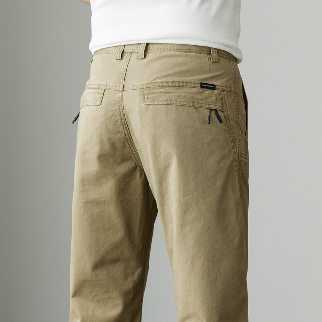 남성 고퀄원단 100%면 캐주얼 바지 편안한 팬츠