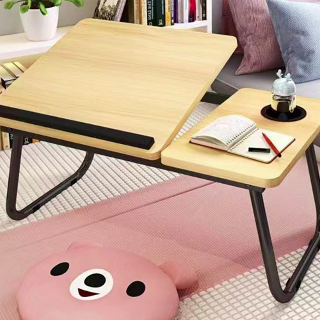 SEONGJINCHI 접이식 각도조절 가능한 기능성 책상, 우드