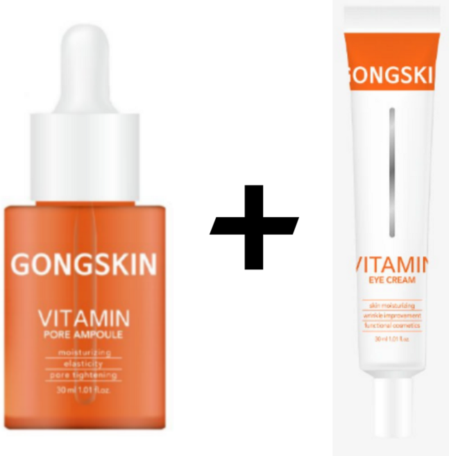 (피부관리 2종) 비타민 모공앰플+비타민 아이크림, 2개, 30ml