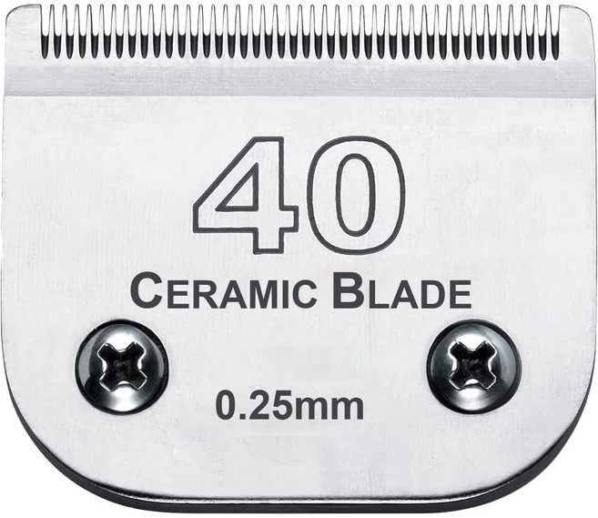 앤디스 이발기 애완용품 교체날 Andis 클리퍼날 호환용 전문가용 이발기날, 1개, 40(0.25mm)