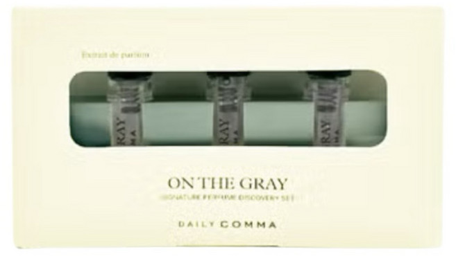 데일리콤마 시그니처퍼퓸 디스커버리세트 와일드코지 3.3ml (3ea), 8세트