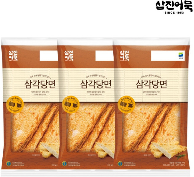 [삼진어묵] 삼각당면 1봉 330g (6개입) x 3개