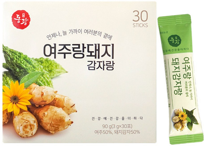 동광종합물산 여주랑돼지감자랑, 1박스, 3g