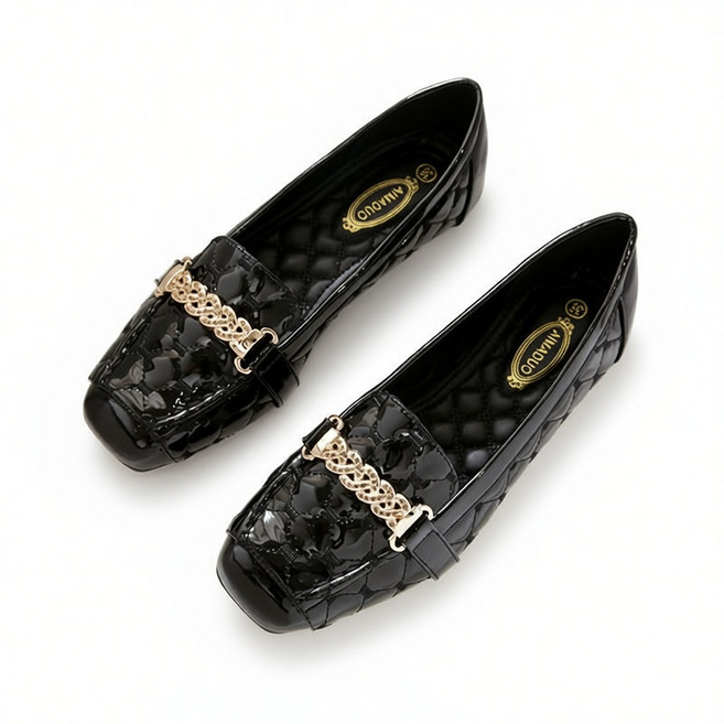 플랫슈즈 기본 발편한 신발 1.5cm 굽