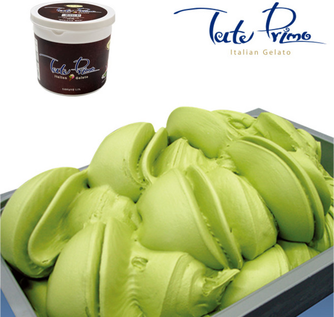 퍼먹는 아이스크림 파브리 젤라또 750g 요거트 바닐라 스트로베리 비스초코 맛선택, 1개, 그린티