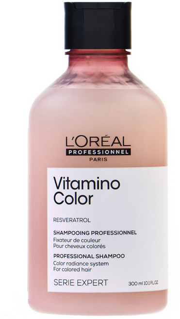L'OREAL PROFESSIONNEL SHAMPOOING VITAMINO COLOR 로레알 프로페셔널 비타미노 컬러 샴푸 300ml, 1개