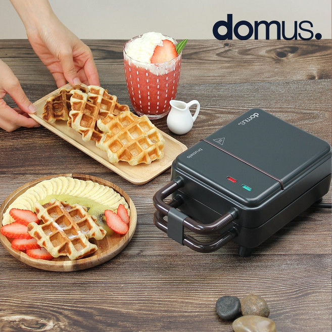 도무스 브뤼셀 와플 메이커 샌드위치 파니니 팬 블랙, 기본