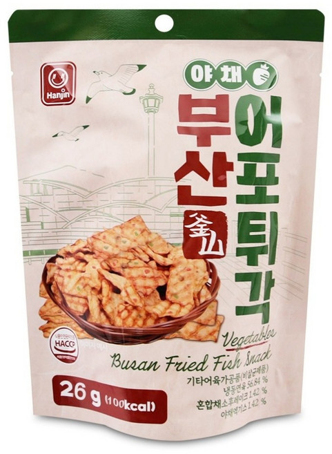 한진 부산 어포튀각 야채