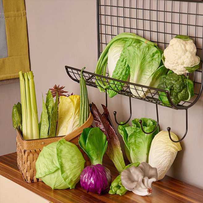 채소 모형 모음 야채모형 가짜 모조 인조 장식 카페장식 디스플레이 촬영 인테리어 소품, 샐러드