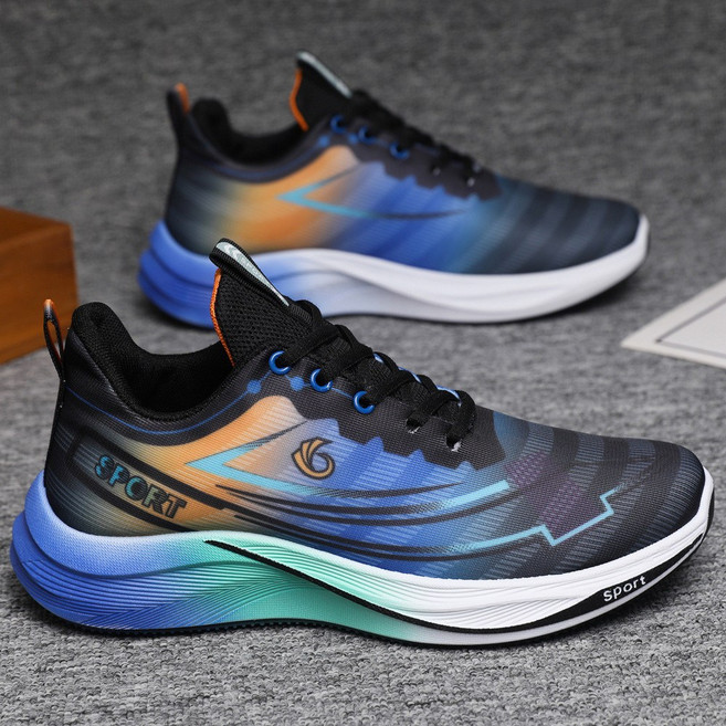 慢跑鞋 男 大尺碼 厚底 戶外 軟底 跑步鞋 耐磨 登山鞋 輕量 透氣 緩震 運動鞋 韓版 黑色 百搭 復古 增高 休閒鞋 通勤 舒適 男鞋 防水 防滑 工作鞋