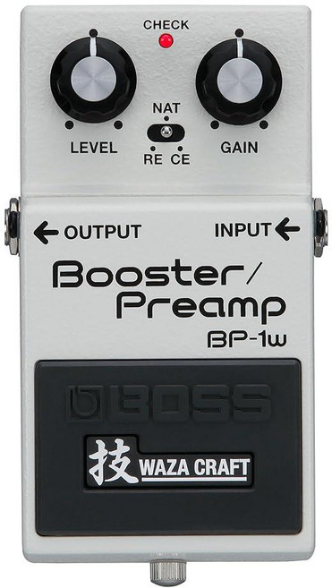 BOSS BP-1W 부스터/프리앰프 | 아날로그 회로가 있는 프리미엄 와자 크래프트 기타 이펙트 페달 CE-1 코러스 앙상블 및 롤랜드 RE-201 스페이스 에코의 빈티지 사운