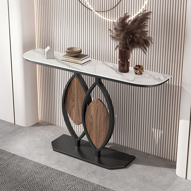 현관 고급 엔틱 미니콘솔 거실 복도 슬림 장식테이블, U04(1000mm)