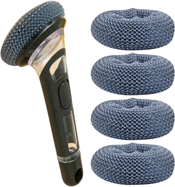 Mirsh 다용도 세제 일체형 주방 수세미, 1세트, 혼합색상