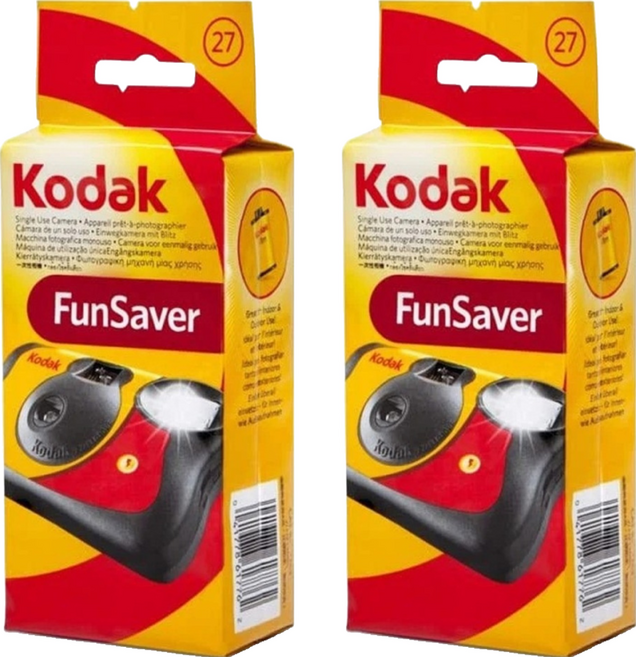 코닥 펀세이버 일회용 카메라 27컷, 2개