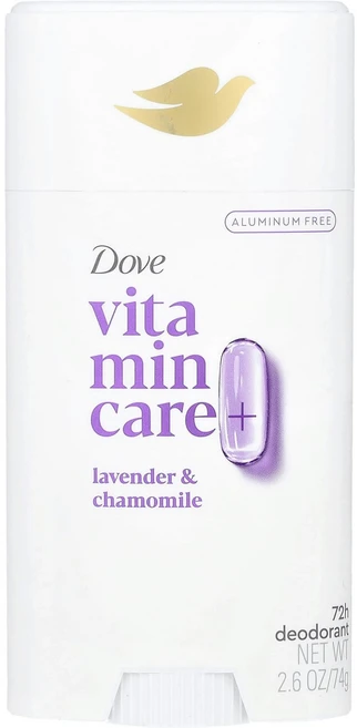 도브 비타민 케어+ 데오도란트 라벤더 & 캐모마일 향 74g DVE-50909 - 쿠팡