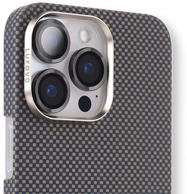 럭소보 아이폰 맥세이프 카본 케이스 - 골드문