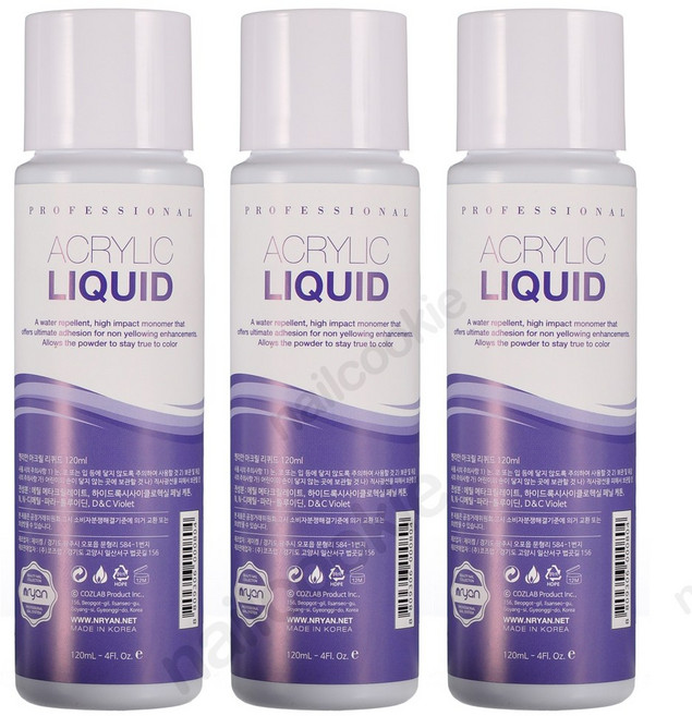 엔리안 아크릴 리퀴드 120ml / 모노머, 3개
