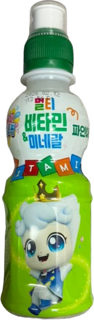 웅진 캐치티니핑 멀티비타민 미네랄음료 파인애플맛, 18개, 200ml