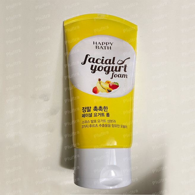 해피바스 세안제 버블 지성 폼 딥 대용량 클렌징 클렌저 세수한번 요거트촉촉 250g, 1개