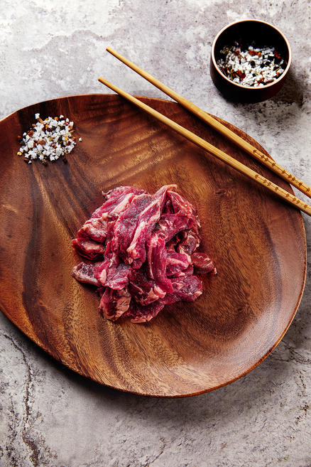 [육라운드] 미국산 프라임 꽃 갈비살 두꺼운 소고기 펜션 캠핑용 스테이크 인터넷 온라인정육점 300g, 1개