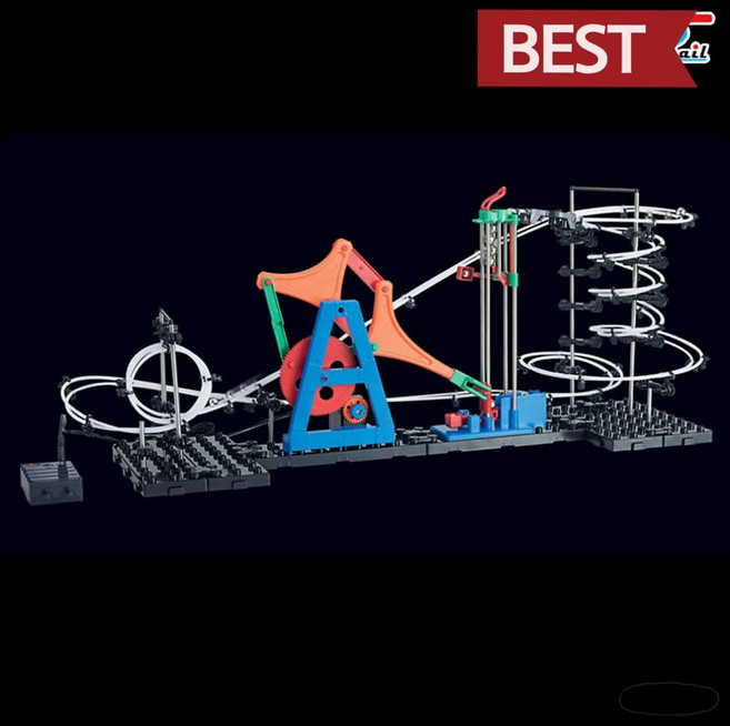 스페이스레일2 레벨3 크랭크 기어 232-3 구슬 롤러코스터 조립 픽앤코501