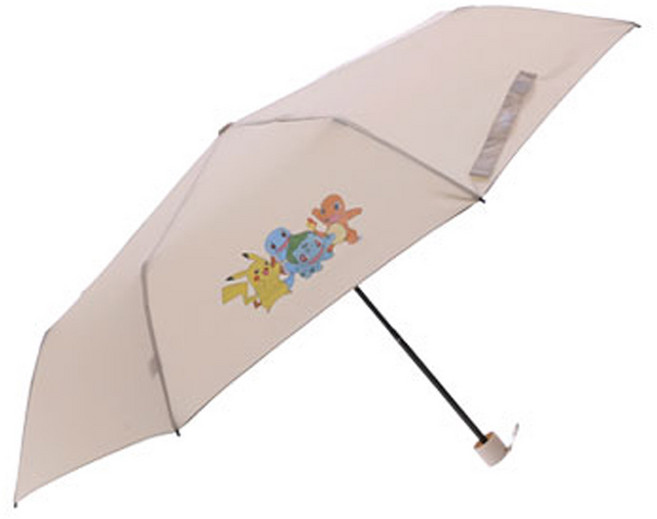 포켓몬스터 BUDDY 3단 우산 캐릭터 주니어 남성 여성 학생 주니어 양산 살길이 55cm