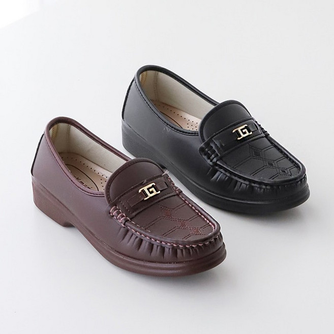 스타슈 큐릭스 금장 엄마 중년여성 할머니 로퍼 효도화 컴포트화 국내제작