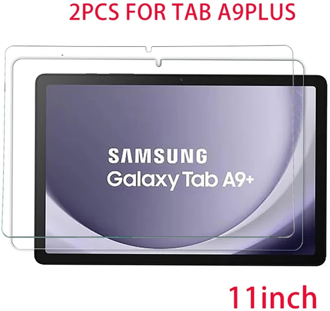 삼성 갤럭시 탭 S10FE S9FE+ 플러스 A9 A11 태블릿 HD 보호 유리용 강화 화면 2개, 03 FOR Tab A9 plus
