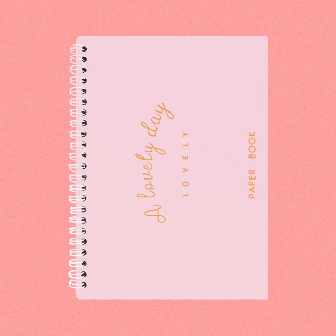 A5 파스텔 양면 이형지 스티커북 (24매) 핑크, 단품, 상세 설명 참조