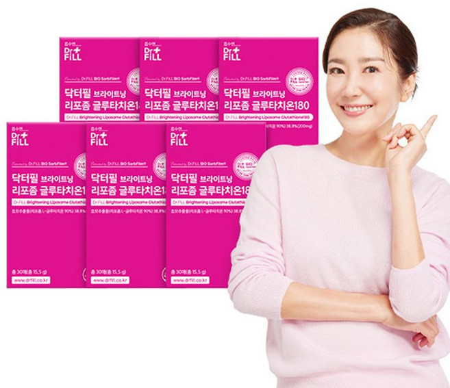 닥터필 브라이트닝리포좀글루타치온180 6개월, 15.5g, 6박스