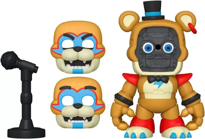 Funko Five Nights at Freddy s (FNAF) 스냅 글램록 프레디 파즈베어 - 수집 가능한 비닐 피규어 선물 디어, 1개