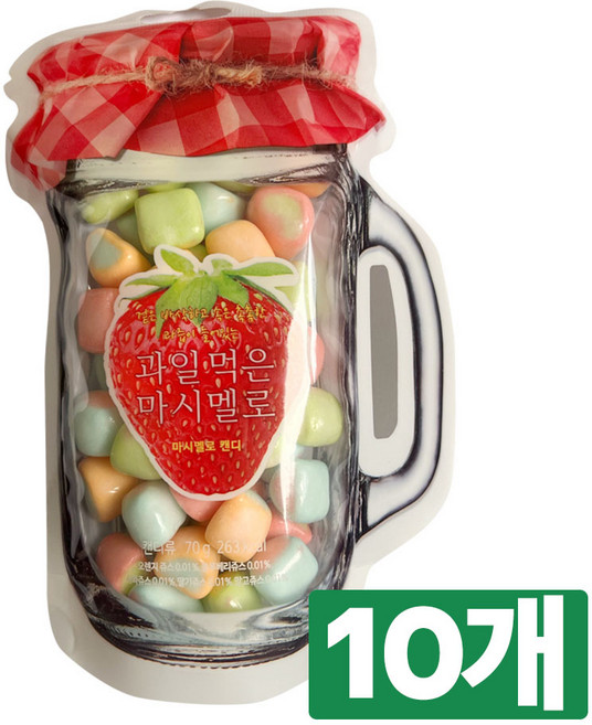 과일먹은마쉬멜로 70g, 10개