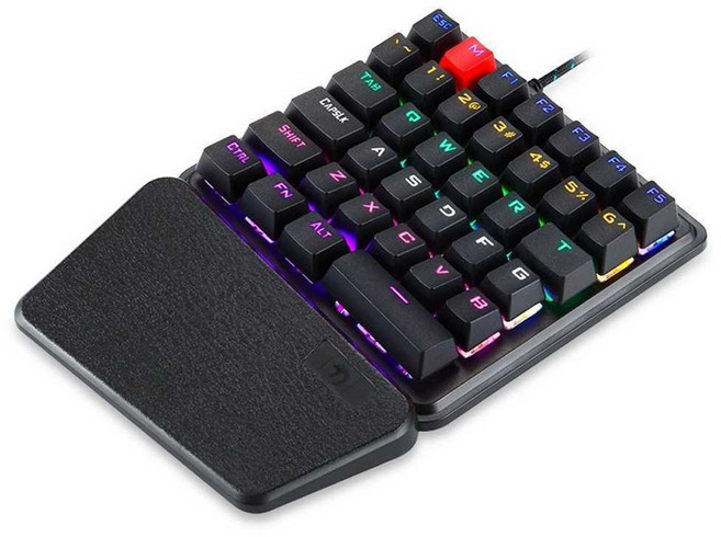 반쪽키보드 미니키보드 게임용 서든 배그 캐드 키보드, 1개, 키보드