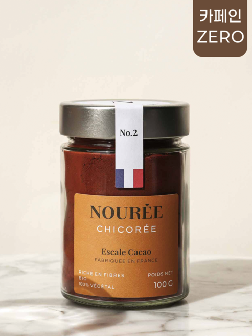 누리 프랑스 유기농 치커리 카카오 대체커피 디카페인 무카페인 임산부 커피대용