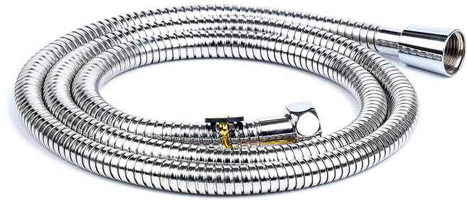 클린 국산 샤워기호스 메탈 샤워줄, 폴리시드메탈, 1.5m