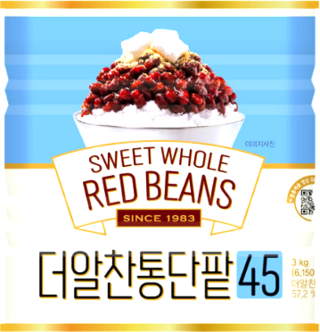 화과방 더알찬통단팥45, 3kg, 2개