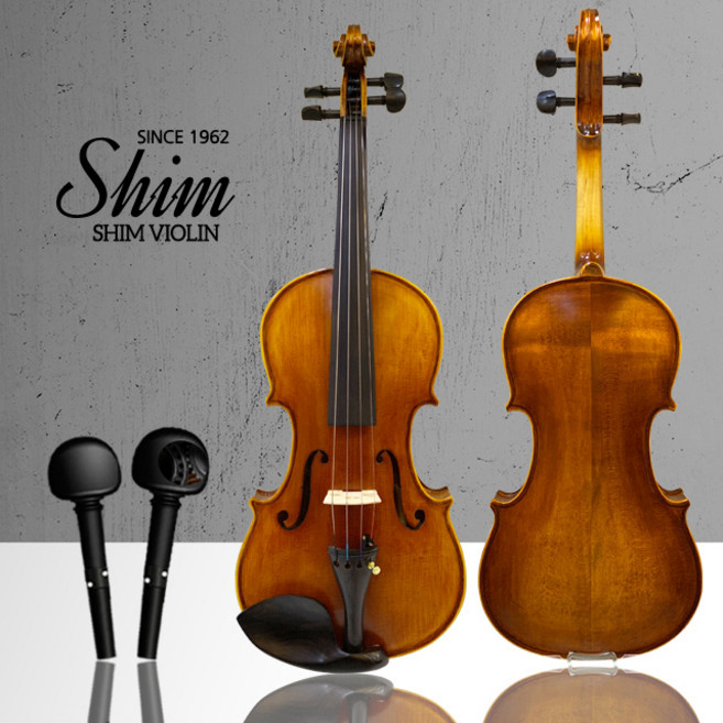 심 바이올린 입문용 연습용 SV-201 이지펙 장착 풀패키지, 1/4, 1개