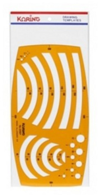 코링 템플렛 K 1050F 아크정규 모양자 1개, 상세페이지 참조