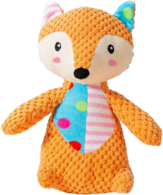 멍케어 강아지 장난감 터그놀이 애착인형 바스락 삑삑이 7종, 1개, 바스락여우