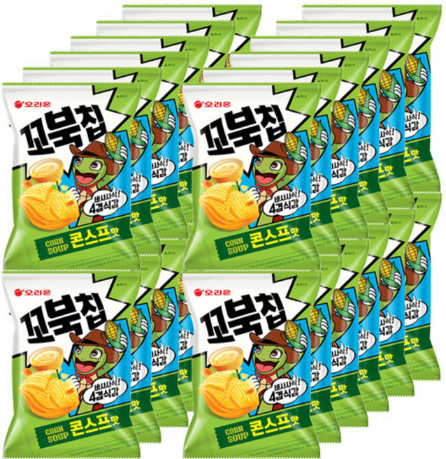 오리온 꼬북칩 콘스프맛, 64g, 24개